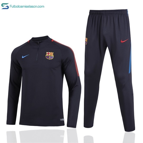 Chandal Barcelona Niños 2017/18 Negro B